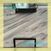 Los materiales de mármol y arenisca de oro blanco pueden proporcionar muestras y pueden ser procesados para producir superficies de cáscara de huevo, superficies de arena gruesa y otros acabados de superficie.