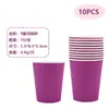 Taza de Papel de Color Desechable Juguetes de Jardín de Infancia Materiales Hechos a Mano para Manualidades Taza de Papel Espesa Construir Suministros Decorativos