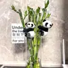 Ímã de Geladeira Panda de Pelúcia Criativo Fofo Presente Lembrança Turística de Chengdu Brinquedo Boneca Pequena Adesivo Magnético