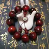 Pulsera de Palo de Rosa 2.0 de Mano de Madera Material Viejo con Alto Aceite y Alta Densidad
