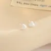 Pendientes Biológicos de Porcelana con Forma de Corazón de Caramelo de Colores 6mm Perforación de Oreja Pendientes de Cerámica con Circonia Joyería para Hueso de la Oreja para Mujeres