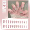Unhas Usáveis Sexy Flash Personalizadas, Unhas Postiças de Alto Padrão, Adesivos de Nail Art Usáveis Gelo-Transparente, Adesivos de Nail Art Mais Vendidos, Produtos Acabados