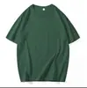 190g Algodón Peinado Puro Verano Nuevo Estilo Camiseta de Manga Corta de Algodón Puro Camisa Publicitaria Lisa Base Blanca Manga Media