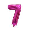 Globo Digital Verde 16 pulgadas Edición EE. UU. Decoración de Cuerpo Delgado Fiesta de Cumpleaños Comercio Exterior Globo de Película de Aluminio Venta al por Mayor Globo Digital