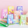 Bolsa de papel kraft gruesa de 100 g exclusiva transfronteriza, bolsa de dulces para fiesta de cumpleaños con diseño de unicornio de dibujos animados, bolsa de regalo de comida