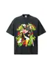 Camiseta de Manga Corta de Algodón Puro para Hombre 2026 Cross-Border Gunrose Band Verano, Cuello Redondo Estilo Americano, Hombros Caídos, Marca de Moda Manga Corta