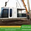 Cápsula Espacial de Quarto Móvel com Vista para o Mar Cabine Errante Área Cênica Casa de Grupo Contêiner Quarto de Sol desenho produção