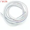 Manguera de alambre de acero de PVC, transparente, espesada, para bombeo de aceite, tubería de plástico resistente a bajas temperaturas, tubería de drenaje y aguas residuales de gran diámetro.