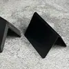 Pizarra Negra Pequeña de Plástico Reutilizable Doble Cara Tarjeta de Escritorio Etiqueta de Precio Tablero de Mensajes Mini Exhibidor de Escritorio Escritorio