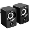 Audio para computadora Altavoz pequeño Escritorio Portátil Hogar Subwoofer con cable Altavoz externo de escritorio Altavoz
