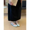 Versão Coreana de 2026 dos Novos Sapatos Mary Jane da Moda com Uma Tira, Sapatos Femininos Rasos de Salto Baixo