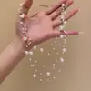 Colar de Pérolas de Cristal Multicamadas Estilo Coreano Design de Nicho Sensação de Alto Padrão Corrente para Clavícula Novo Estilo 2026 Elegante Colar de Luxo Leve