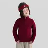 Tutu Elefantito Ropa Infantil Suéter Suave para Niñas Modelo Nuevo 2026 Otoño e Invierno Infantil Cuello Alto Forro Polar Engrosado Cálido Top