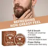 Crema para el Cuidado de la Barba para Hombre EastMoon Suave y Lisa Estilizado y Cuidado Crema de Cuidado Cómoda con Aroma a Sándalo