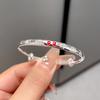 Pulsera Infantil Tobillo Plata 9999 Plata de Ley Pulsera Infantil Linda Nicho Sólido Niños Niños y Niñas Pulsera para Bebé Regalo