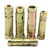Anclaje de Pared de Tres Piezas con Recubrimiento de Zinc de Colores, Tornillo de Expansión de Alta Resistencia, Perno de Expansión Universal M6M8M10M12M16M20 Rosca Completa