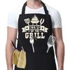 Comércio eletrônico transfronteiriço lindo jardim de cozinha churrasco impressão à prova d'água avental estampagem a quente logotipo personalizado impressão à prova d'água