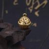 Pingente de sino de palácio oco, flor de sino, pingente de sino de palácio de mil ossos, chaveiro de liga, acessórios, sino oco, joias vintage faça você mesmo