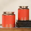 Lata para Chá de Folha de Flandres 125g Lata Redonda Selada para Chá, Adequada para Casca de Tangerina, Chá Huangjing, Chá Jinjunmei, Lata de Folha de Flandres Personalizável