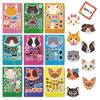 CM2302005 quebra-cabeça infantil transfronteiriço amigos gato de desenho animado quebra-cabeça interativo DIY adesivo de desenho animado para diário