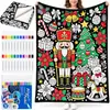 Navidad Árbol de Navidad DIY Manta para Colorear Manta para Colorear Manta para Colorear de Navidad