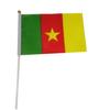 Proveedores transfronterizos Suministro No. 8 Banderas de mano de Camerún Copa del Mundo 32 abanicos para aficionados suministros se pueden personalizar