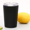 Venta directa de fábrica, taza de café con aislamiento de acero inoxidable de doble capa de 12 oz, taza de leche, práctica taza para viajeros con tapa