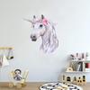 Yeon Jia Nova Fantasia Aquarela Unicórnio Home Stickers Quarto das Crianças Quarto Sala de Estar Layout Traseira Adesivos de Parede Atacado