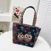 Comercio Exterior al por Mayor Nuevo Bolso Étnico de Elefante Matai para Mujer Bolso de Mano Simple para el Trabajo Bolso de Lona Bordado Bolso Pequeño Transfronterizo