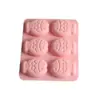 6 incluso pequeños peces pargo cera botella azúcar molde silicona limosna pastel molino amasar le diy yeso muñeca molde blanco
