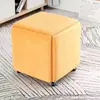 Banco cubo multifuncional con almacenamiento, combinación cinco en uno para uso doméstico, banco para mesa de centro de sala de estar, banco para comedor, banco moderno estilo nórdico, banco para cambiarse los zapatos