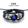 Pulsera para Hombre y Mujer Pulsera Luminosa de las Doce Constelaciones