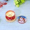 Vela de Aromaterapia Lembrancinha Fragrância de Interior Feriado Festa Festiva Flor Imortal Cera de Soja Fragrância Vela de Flor Seca Conjunto de Velas