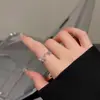 Anillo de Mariposa Hada de Hielo y Oxígeno para Mujer Moda Ins Diseño de Nicho Anillo Abierto Lujo Ligero Alta Calidad Lujo Ligero Anillo para el Dedo de Comida