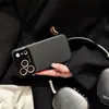 Funda de Ventana Grande Corrugada Adecuada para iPhone 16 Pro Max, Funda Protectora de Color Sólido de Cobertura Total para Apple 17, Diseño 3D para iPhone 13