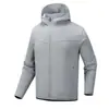 Bienes Mayoristas Transfronterizos Calidad Hombres Terciopelo Engrosado Cuello Alto Chaqueta Cálida Terciopelo Austriaco Cremallera Cárdigan Ropa de Forro Pinza