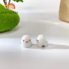 Mini Figura de Frango Fofo de Resina Desenho Animado Acessórios DIY Decoração de Mesa Atacado