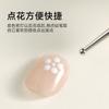 Pluma para Manicura Japonesa Traje de Doble Cabeza Dibujo de Puntos Ondulados Pluma Especial de Madera para Pintar con Flores y Diamantes Herramienta Especial Pluma para Manicura