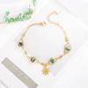 Pulsera de timón Green Ghost para niñas, diseño de nicho de verano 2022, nuevas cuentas de cristal, regalo de cumpleaños para novias