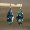 Brincos de Argola com Pingente de Gota de Água da Moda para Mulheres Exquisitos Brincos Brincos de Pedra do Imperador brincos