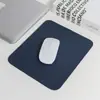 Mouse Pad a Pronta Entrega, Tamanho Pequeno, Couro, Cor Sólida, Pad Fofo para Laptop, Couro à Prova d'Água, Resistente a Manchas, Pad para Mesa de Escritório