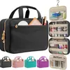 Neceser de Viaje para Mujer, Organizador de Maquillaje Multifuncional Colgante con Bolsillos Transparentes y Compartimentos
