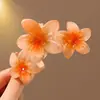 Presilha de Cabelo Flor de Ovo 2025 para Meio Preso na Parte de Trás da Cabeça, Presilha Jacaré de Tamanho Médio, Acessório de Cabelo Presilha Grande