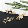 1 Halloween Gota de Aceite Aleación Colgante Divertido Accesorios para el Cabello Pulsera Collar DIY Accesorios para Aretes Fantasma Calabaza