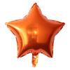 Globo de película de aluminio de 18 pulgadas con forma de estrella de cinco puntas, ideal para cumpleaños, bodas, actividades al por mayor, diseño flotante