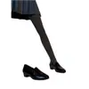 Mocasines de Piel Genuina para Mujer, Suela Blanda, Punta Redonda, Tacón Grueso, Slip-On, Cómodos y Versátiles