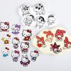 6.1 Día del Niño Calcomanías de Dibujos Animados Serie Meile Kt Cat Calcomanías Lindas Hechas a Mano DIY Materiales Florales Decorativos