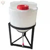 Cono de Cría de Fondo Cónico Dispositivo Acuático en Forma de Cono Caja Dosificadora Barril Mezclador 100L Barril de Plástico Pequeño para Excrementos Flujo Vertical 30L Sedimentación