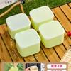 Set de Lonchera de Frutas Grado Alimenticio Estilo Camping al Aire Libre Caja para Picnic Portátil Almacenamiento de Frutas y Verduras Caja Sellada