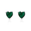 Pendientes chapados en plata sencillos de temperamento femenino, versión coreana, pendientes con personalidad femenina, pendientes con forma de corazón de amor de Joker, fabricantes de joyas al por mayor